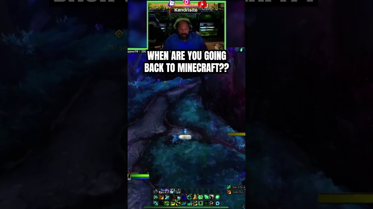 When are you going back to Minecraft, wow sucks #clips #shorts #reels #worldofwarcraft #warcraft