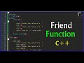Friend function in c++ (accessing Private data)