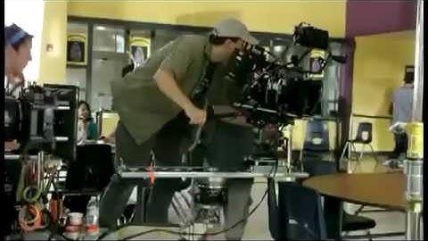 Cineped 3.5ft Rotational Slider with Dolly on set