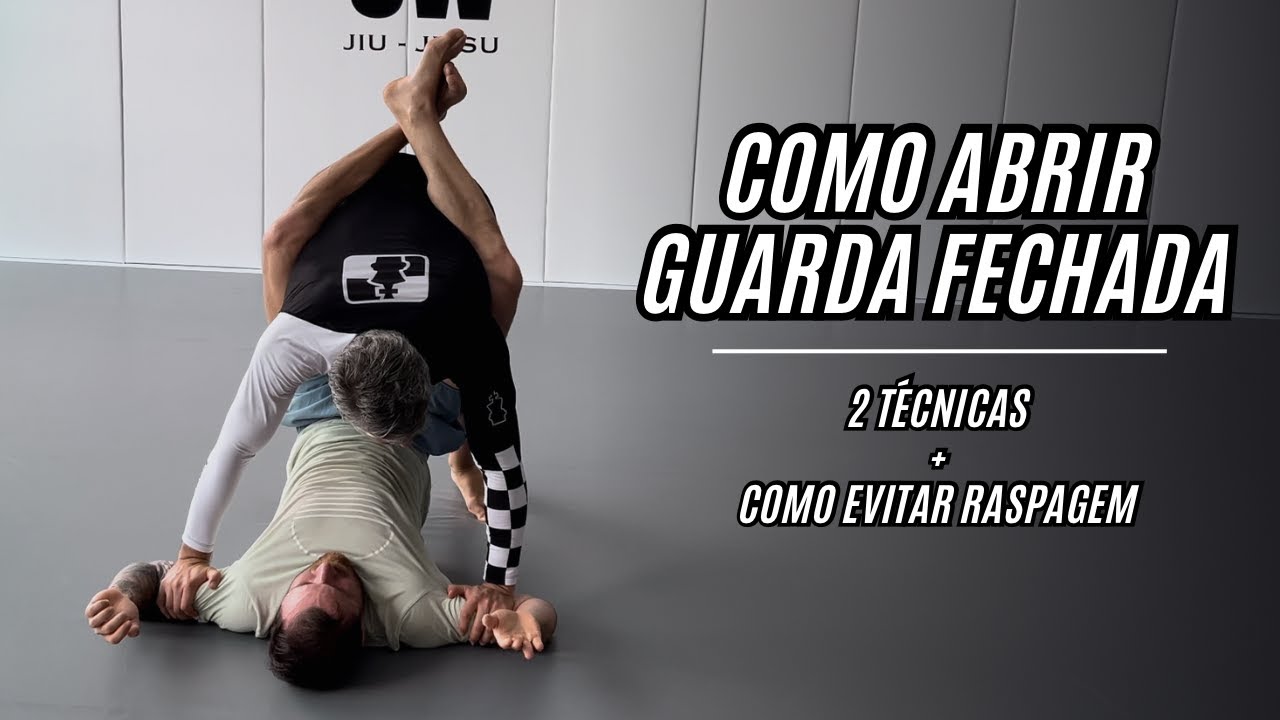 Como Abrir Guarda Fechada! Jiujitsu No Gi!