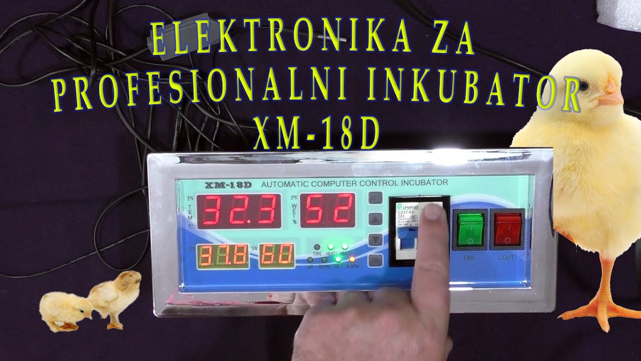 Elektronika za profesionalni inkubator XM18D | Electronics for a professional incubator XM18D|