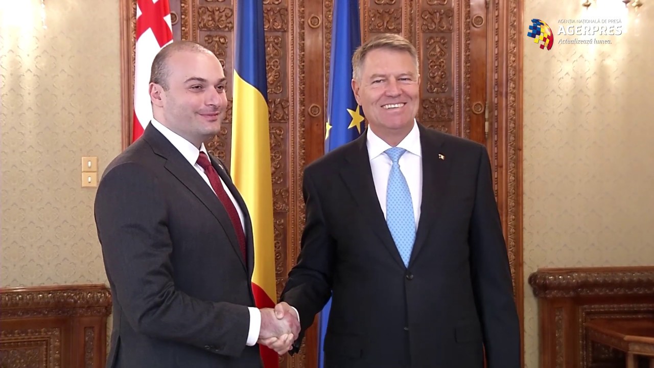 Iohannis a apreciat calitatea excelentă a relaţiilor dintre Georgia și România romania currency