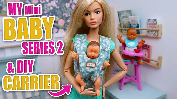 Check out the My Mini Baby Series 2 by Zuru and Make a miniature Baby Carrier for your Barbie dolls