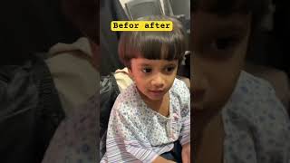 First Time Baby Haircut 😱 Before After Result