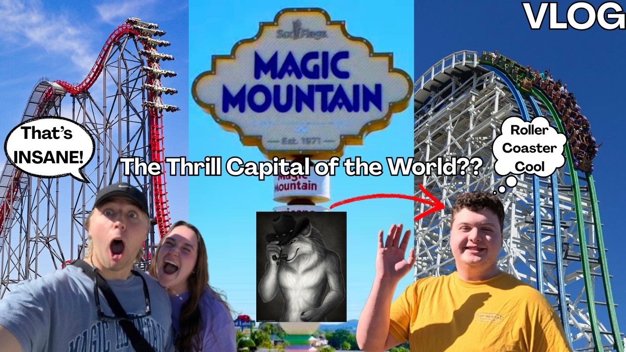 Thrill Capital of the World?! Six Flags Magic Mountain - Vlog [02/07/2026]