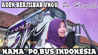 Parody Adek Berjilbab Ungu - Bujang Buntu || Versi Nama Bus Indonesia