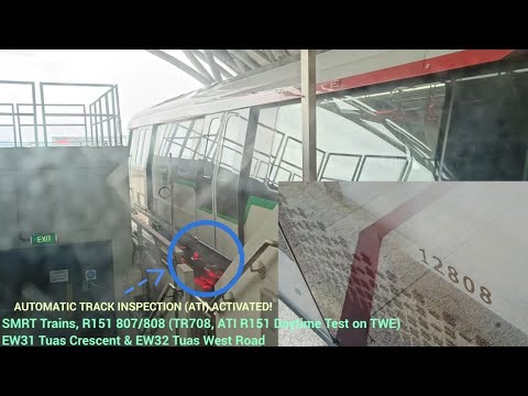 [ATI R151 Daytime Test on TWE] SMRT Trains - Alstom R151 [807/808] at ...