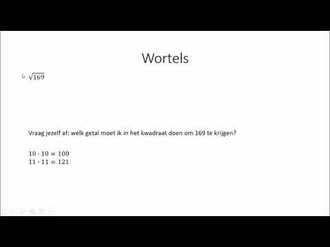 Wortels 1 HAVO VWO 1 VWO 