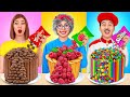 自分 VS おばあちゃんの料理チャレンジ | ケーキの装飾の挑戦 Multi DO Challenge
