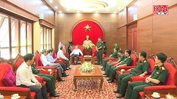 Phó Bí thư Thường trực Tỉnh ủy Hồ Thanh Sơn thăm, chúc tết Bộ tư lệnh Quân đoàn 4 và Bộ tư lệnh Qk7