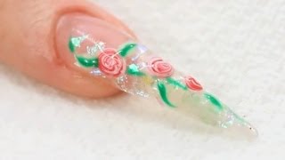 nails gel naio nail uv roses