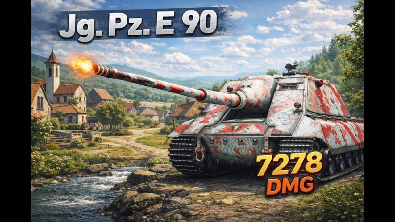7278 DMG NU au fost de ajuns… | Jg. Pz. E 90 🎮World of Tanks🎮