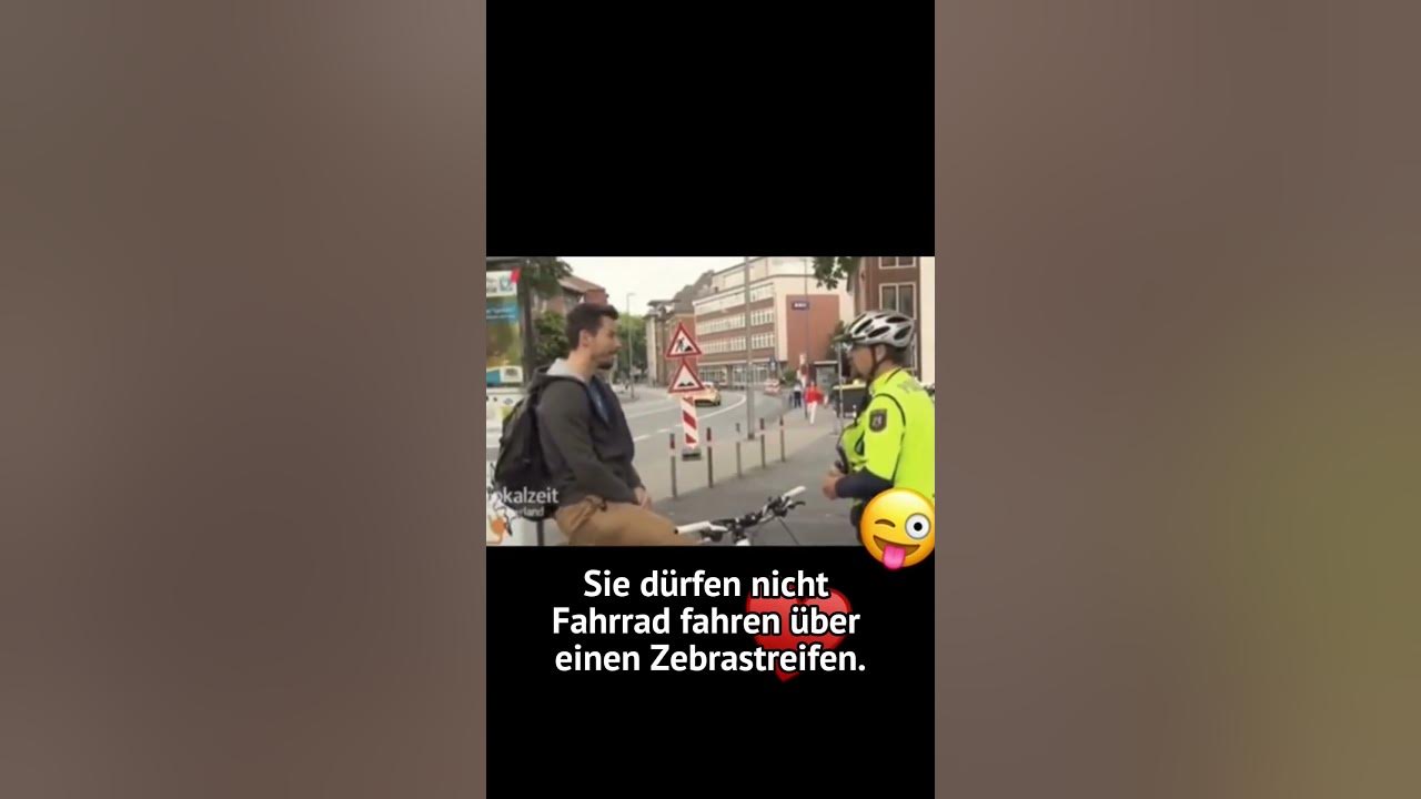 Anwalt reagiert Darf man mit dem Fahrrad über den Zebrastreifen fahren? YouTube