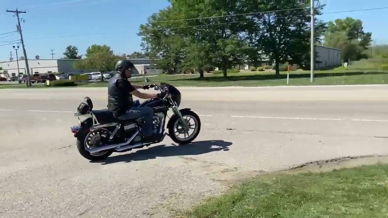 2008 Harley Dyna Super Glide drive by. ($5,950.00)