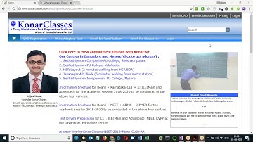 KVPY SA Mock Test 01 Online Session Dated 01August2018 from KonarClasses(www.konarclasses.com)