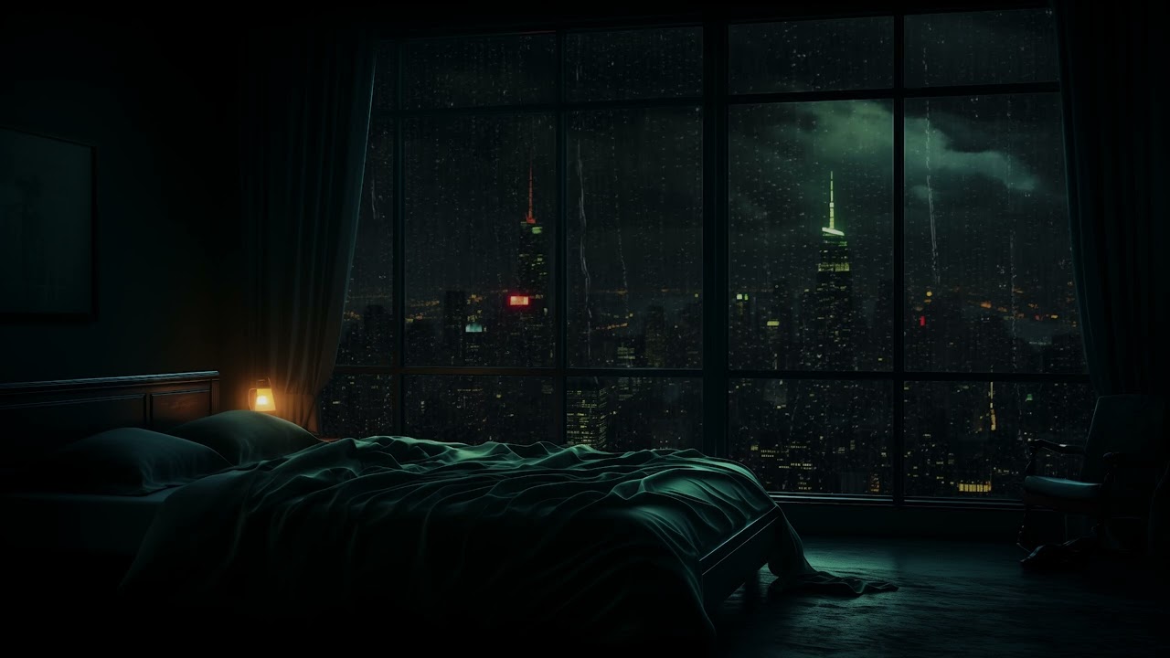 Find Your Zen: Rain Sounds & City Views in a Luxurious Sleep Haven
