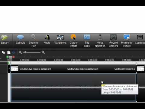 Camtasia Studio 7 Tutorial - How to Edit a Video