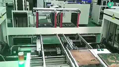 GOLDLAND PCB Handing Equipment - SMT OK/NG PCB Loader, Dual Lane