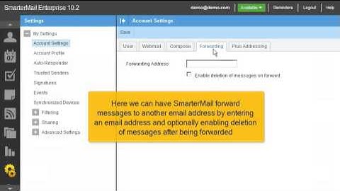 How to modify Settings in SmarterMail