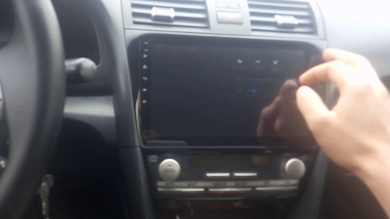 Как настроить штатную магнитолу камри 40