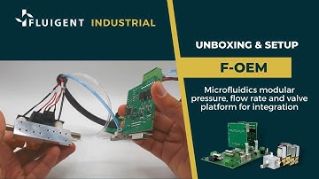 UNBOXING and SETUP: F-OEM flow rate, pressure & valves modular platform