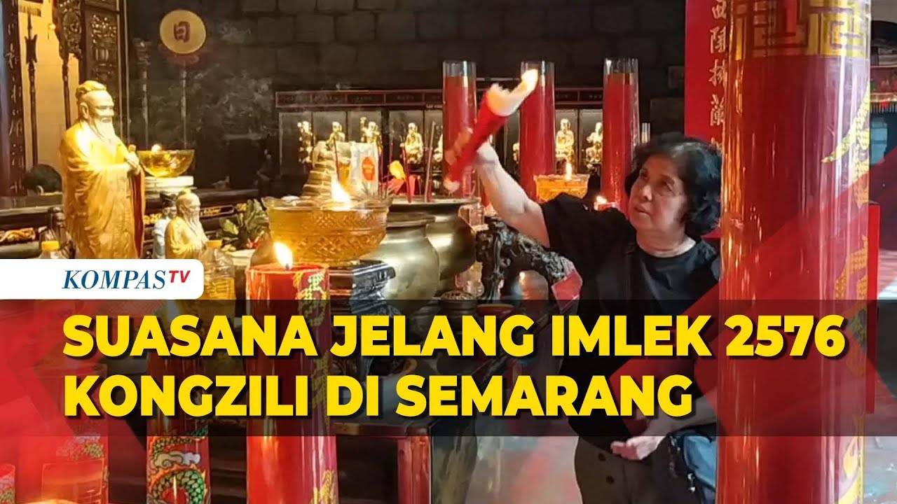 Perayaan Tahun Baru Imlek 2576 Kongzili, Begini Momen di Kelenteng Tay Kak Sie Semarang