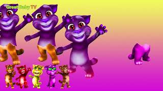 54 Learn Colors Toy With Wrong Head Body Kitten Cat Finger Family Nursery Rhyme