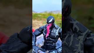 Spider-Man Venom Spider-Gwen! Who Will Win This Epic Marvel Toy Battle Watch Till The End 😱#shorts
