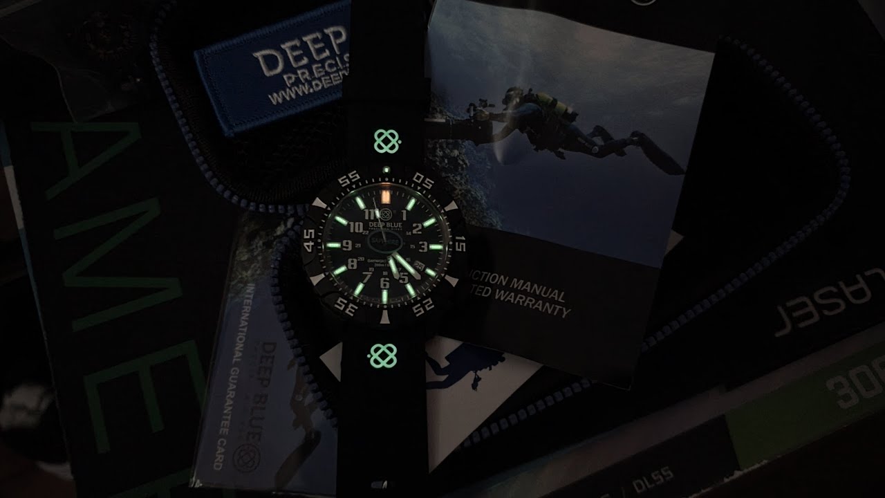 Deep Blue DAYNIGHT PC Tritium 45mm