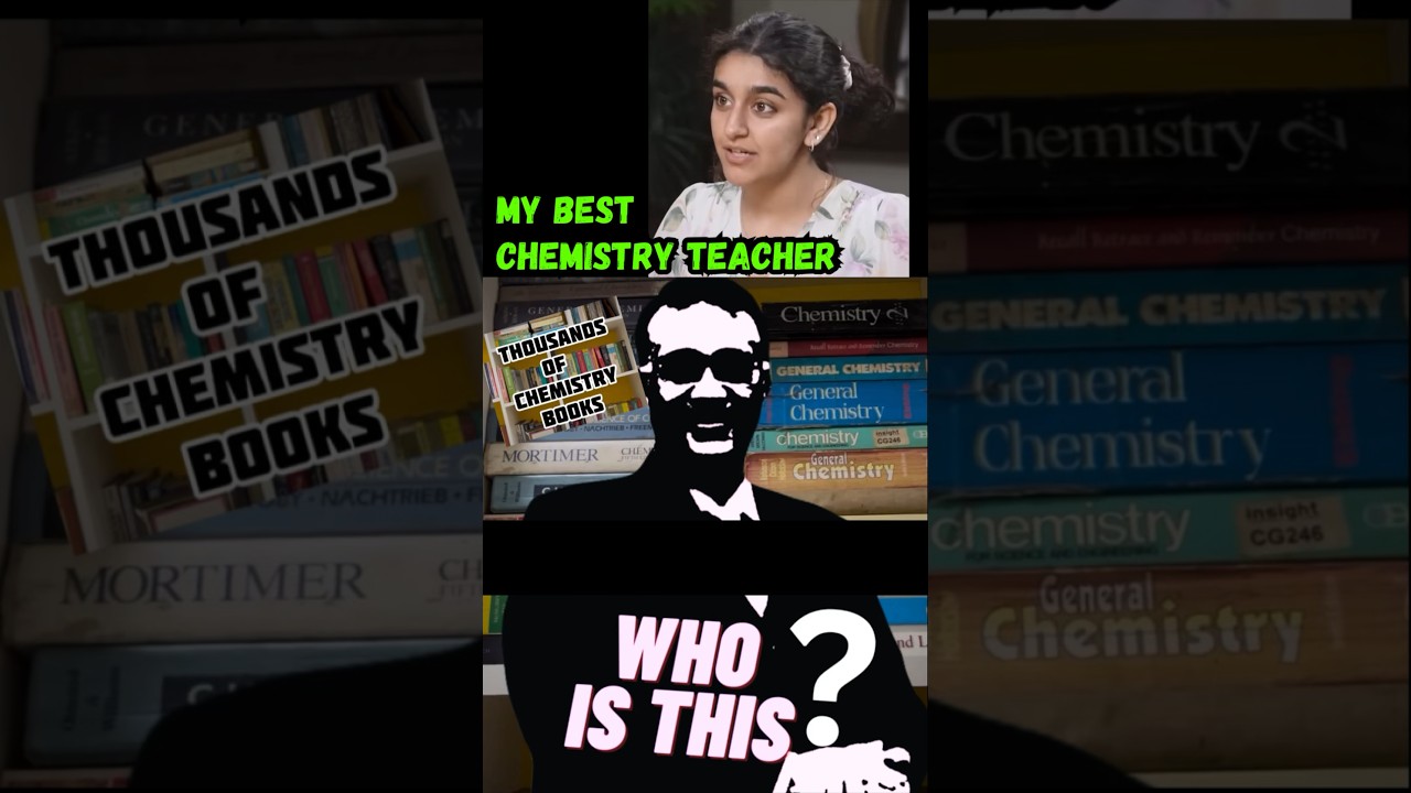 Who is the India’s Best Chemistry Teacher?🧑‍🏫