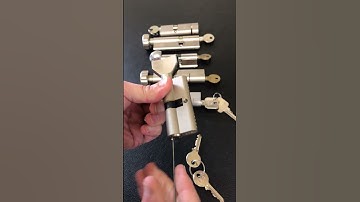 641. How to bypass and easily open thumb turn door cylinder locks without a key using piano wire