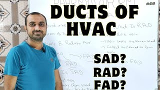 Ducts Of Hvac What Is Sad, Rad & Fad