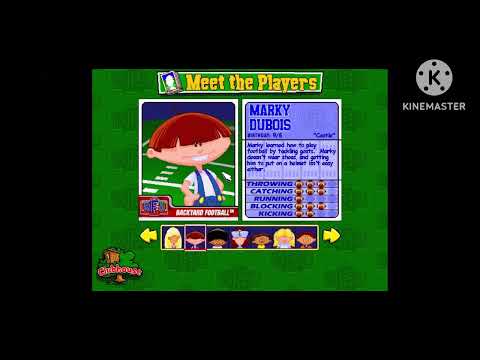 Backyard sports meet the players Marky dubois by The adventures of the backyard kids