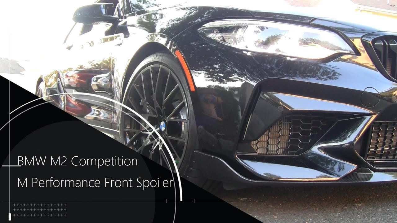 BMW M2 Competition Mods Carbon Fiber M Performance Spoiler Front