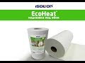 Теплоизоляция и звукоизоляция стен с EcoHeat® (ЭкоХит) подложка под обои из Изолон (Isolon)