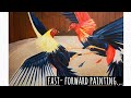 Gallos Acrylic Painting