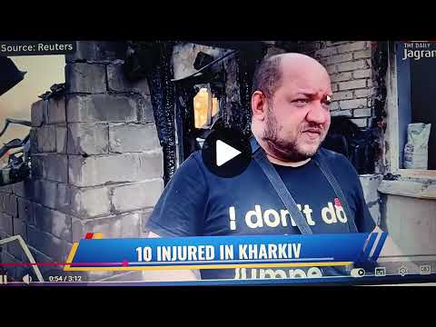 Ruský vzdušný útok na Ukrajinu: starosta Charkova potvrzuje smrtící útok ruskou naváděnou bombou…