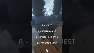 What is the first season of Johto called in Pokemon series?