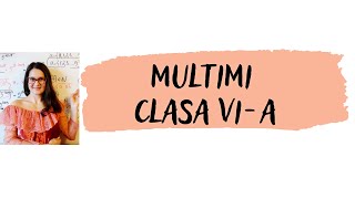 Multimi Finite Si Infinite Clasa Vi-A V-A