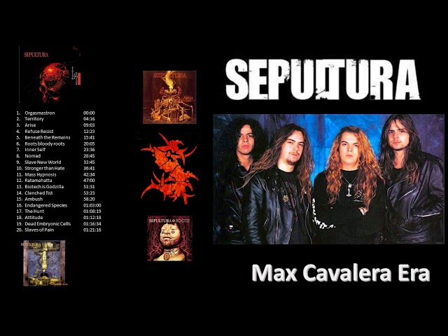 Sepultura Greatest Hits - (Max u0026 Igor Cavalera, Andreas Kisser and Paulo Jr. Era) class=