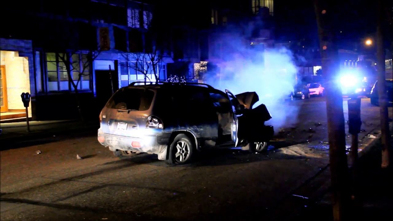 Drunk Driver Crashes, Runs, And Gets Caught. - YouTube