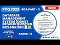 DBMS PYQ 2023 DETAILED QUESTION EXPLANATION 📑✅ (Important Video For University Exam 📌)