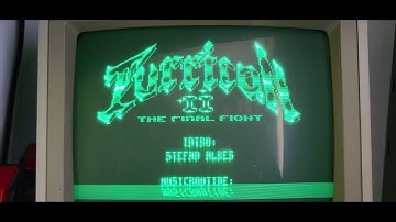 Turrican II Side by Side on Ultimate 64 (left) and Commodore C64C (right)