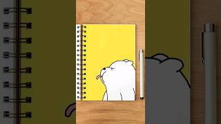 رسم كيوت سهل جدا / رسم الدببة الثلاثة