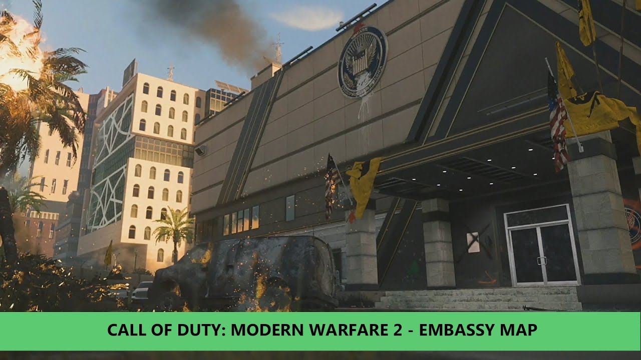 COD Modern Warfare 2 - 3rd Person View (Embassy Map) - YouTube