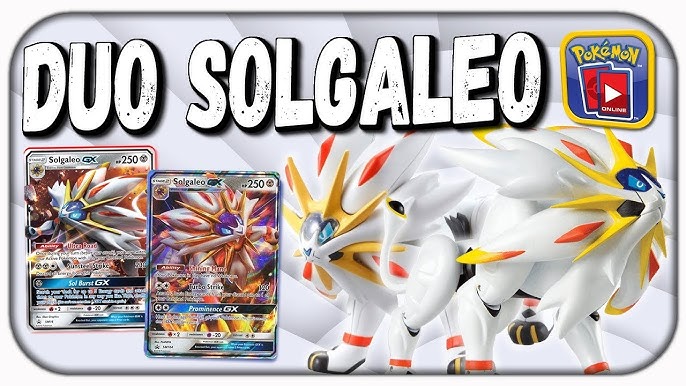 Carta Pokémon Lendário Solgaleo GX Sol e Lua