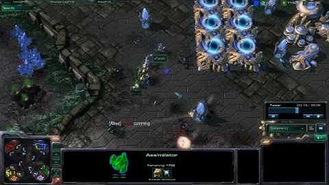 Starcraft 2 Protoss Defense 2v4 Comp Stomp