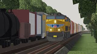 30 Minute Compilation of Trains in Southline District Ro-Scale.