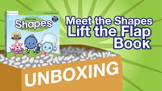 meet the shapes lift the flap book unboxing preschool prep company
