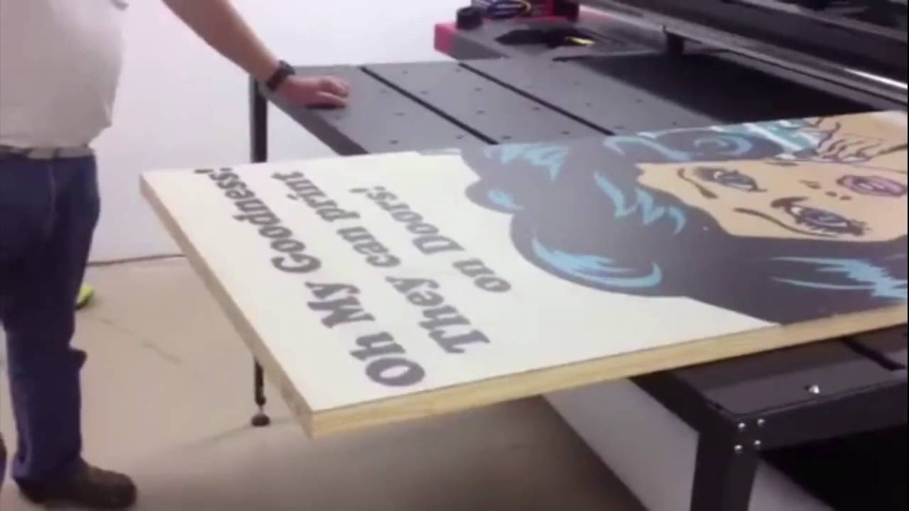 What can you print on with a flatbed printer? DOORS!! Part 1 Easyaz